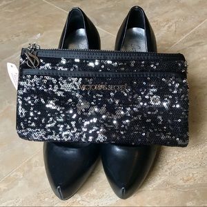 Victoria’s Secret sequin bag with VS pull